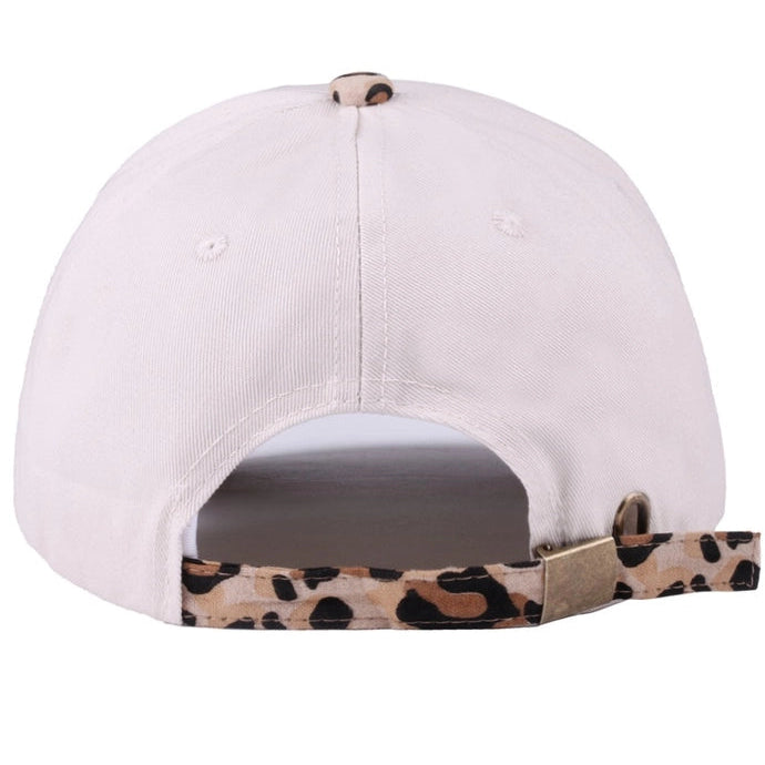 Jesus Saves I Spend Leopard Hat