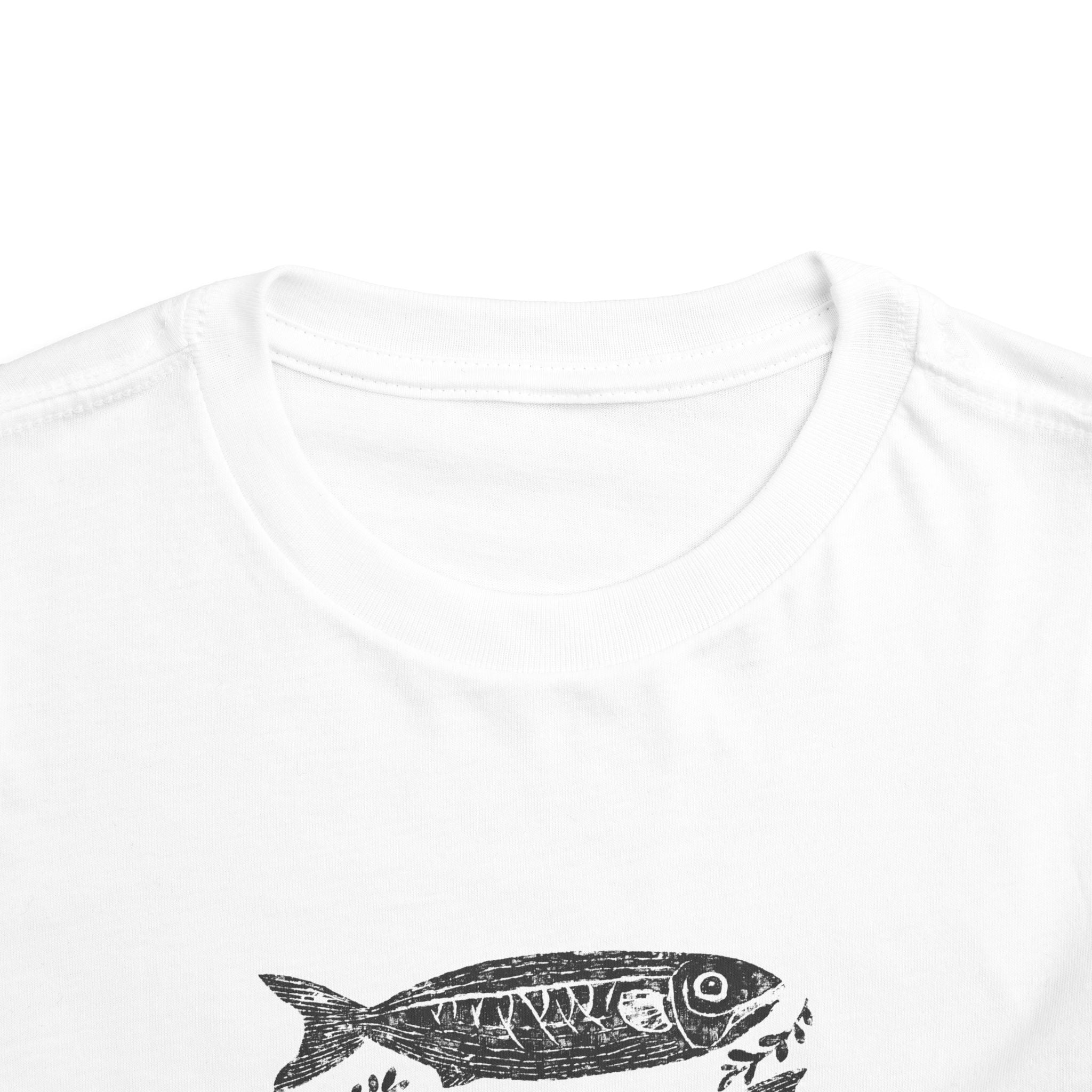 Toddler Fish Tee — "I'll Give You All Of My Fishes And Loves" Cute Nautical Shirt