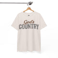 God's Country Tee — Camo Script Christian Faith T‑Shirt