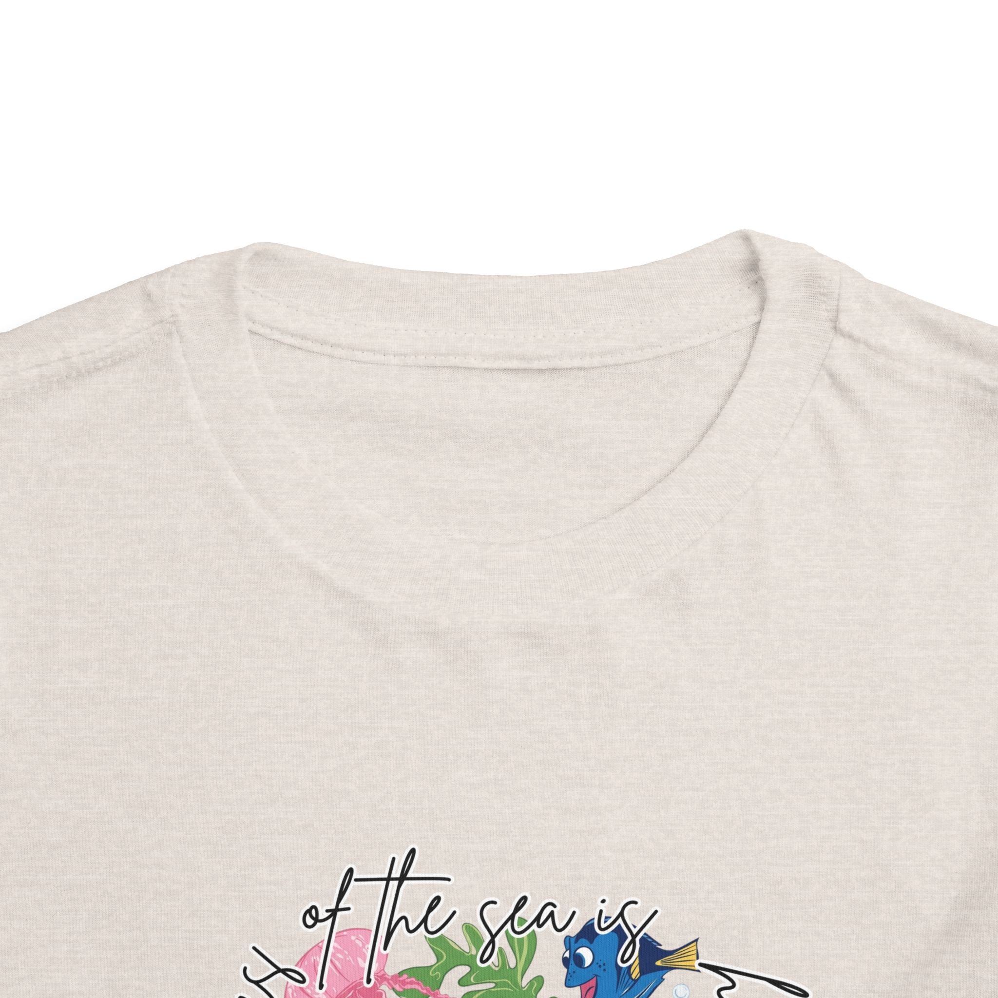 Toddler Tee — Colorful Floral Jungle Print with Playful Script