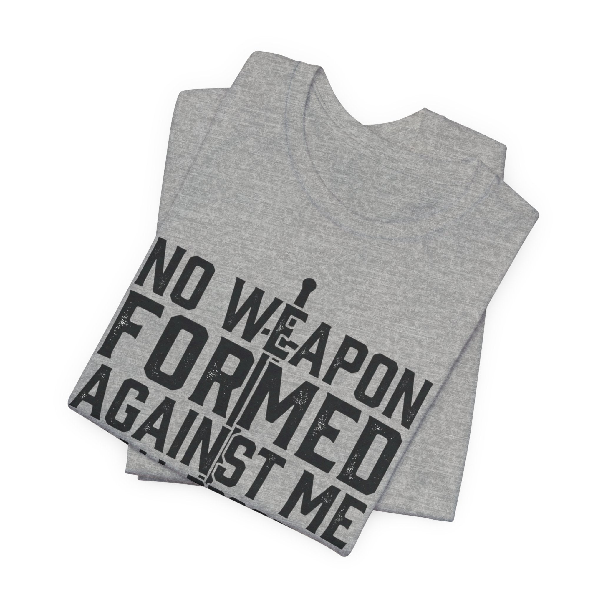 Inspirational Quote Tee - Isaiah 54:17 Unisex Jersey Short Sleeve Shirt