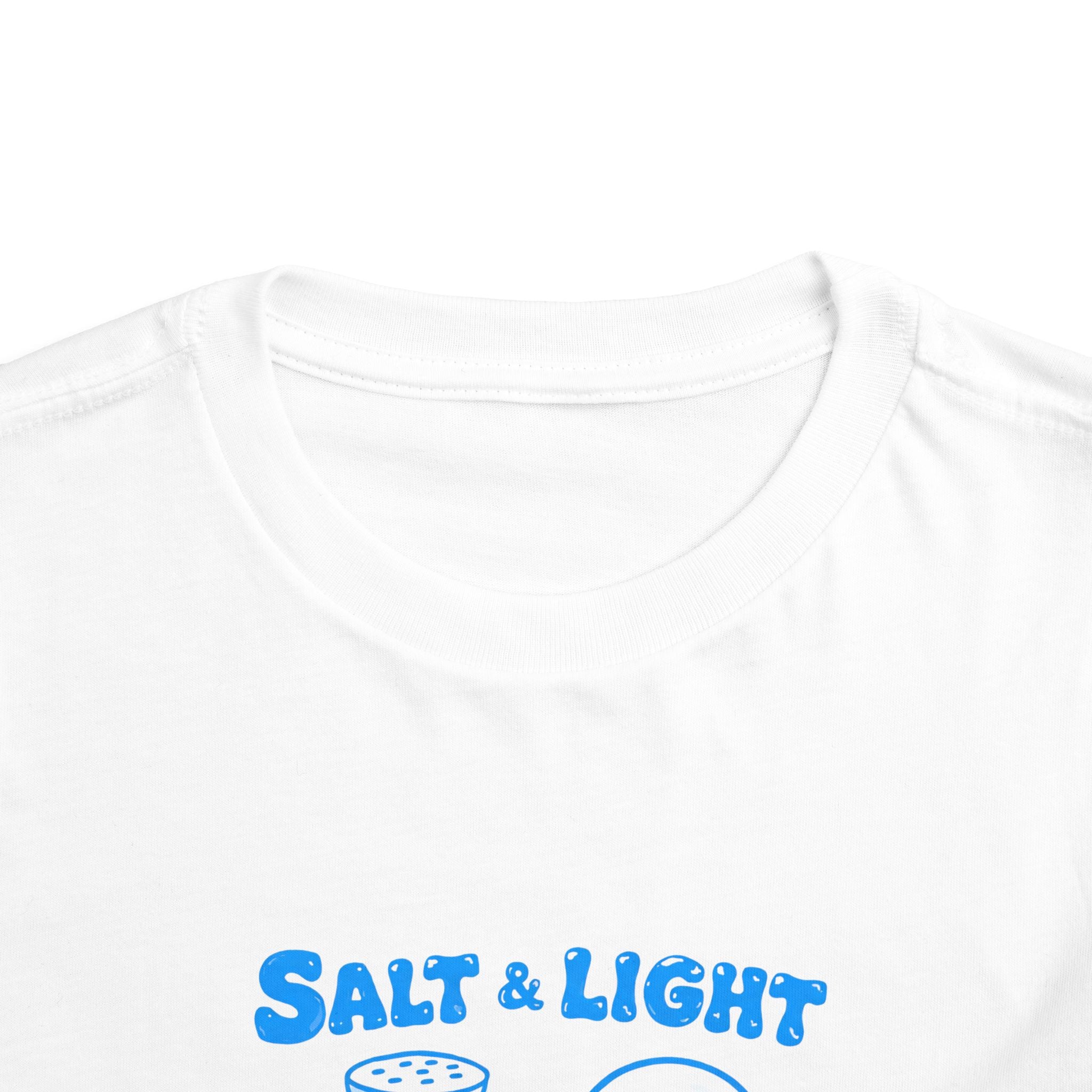 Toddler Tee — "Salt & Light" Christian Kids Shirt (Matthew 5:13-16)