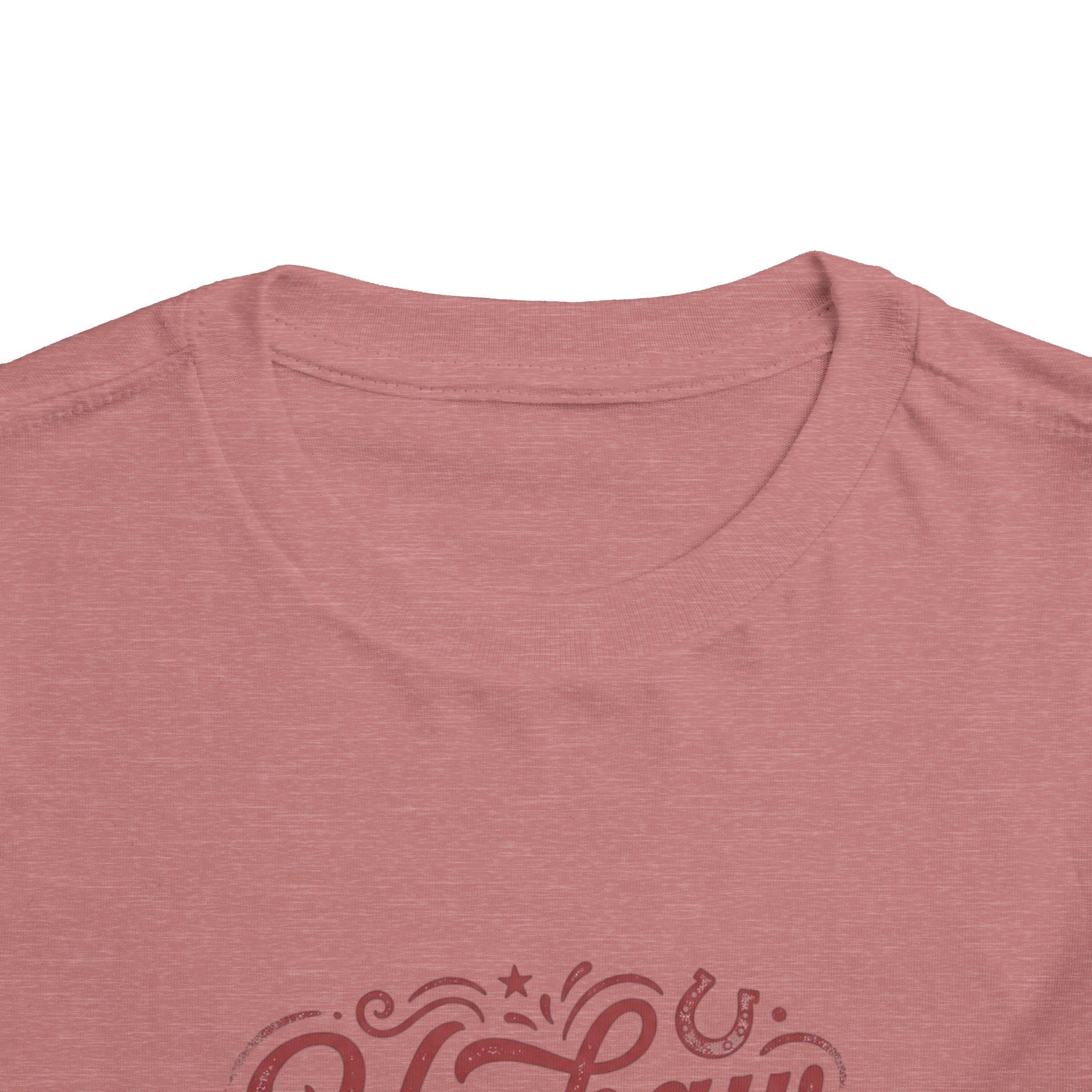 Toddler Tee — "Yeehaw & Amen" Western Cowboy Graphic