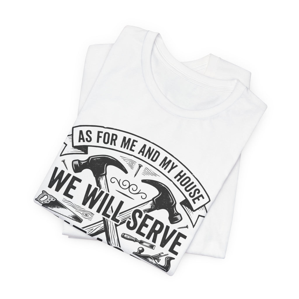We Will Serve The Lord Tee — Joshua 24:15 Christian Faith T-Shirt