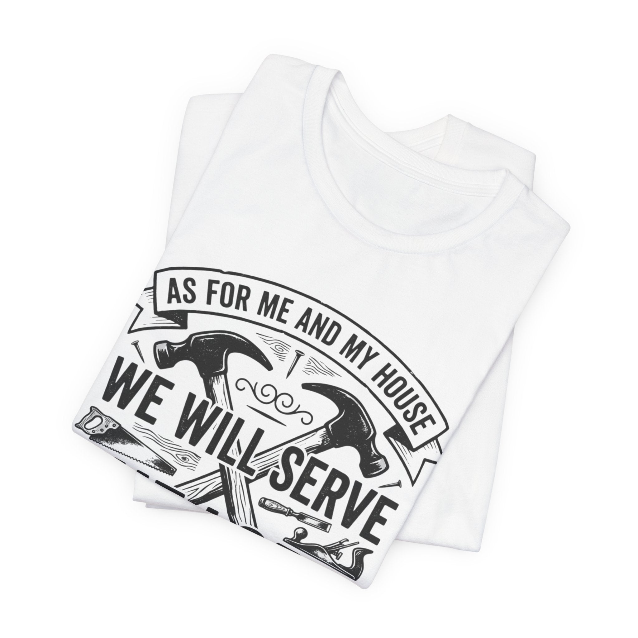 We Will Serve The Lord Tee — Joshua 24:15 Christian Faith T-Shirt