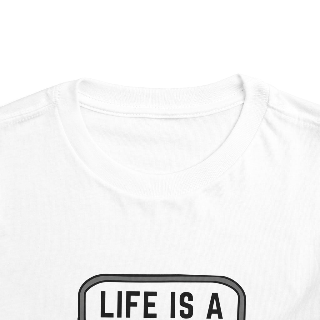 Toddler Tee — "Life Is A Little Cooler With Jesus" Cooler Graphic