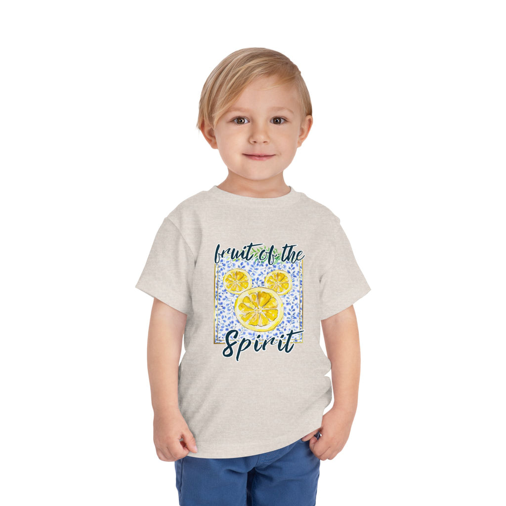 Fruit of the Spirit Lemon Toddler Tee — Cute Christian Kids Shirt