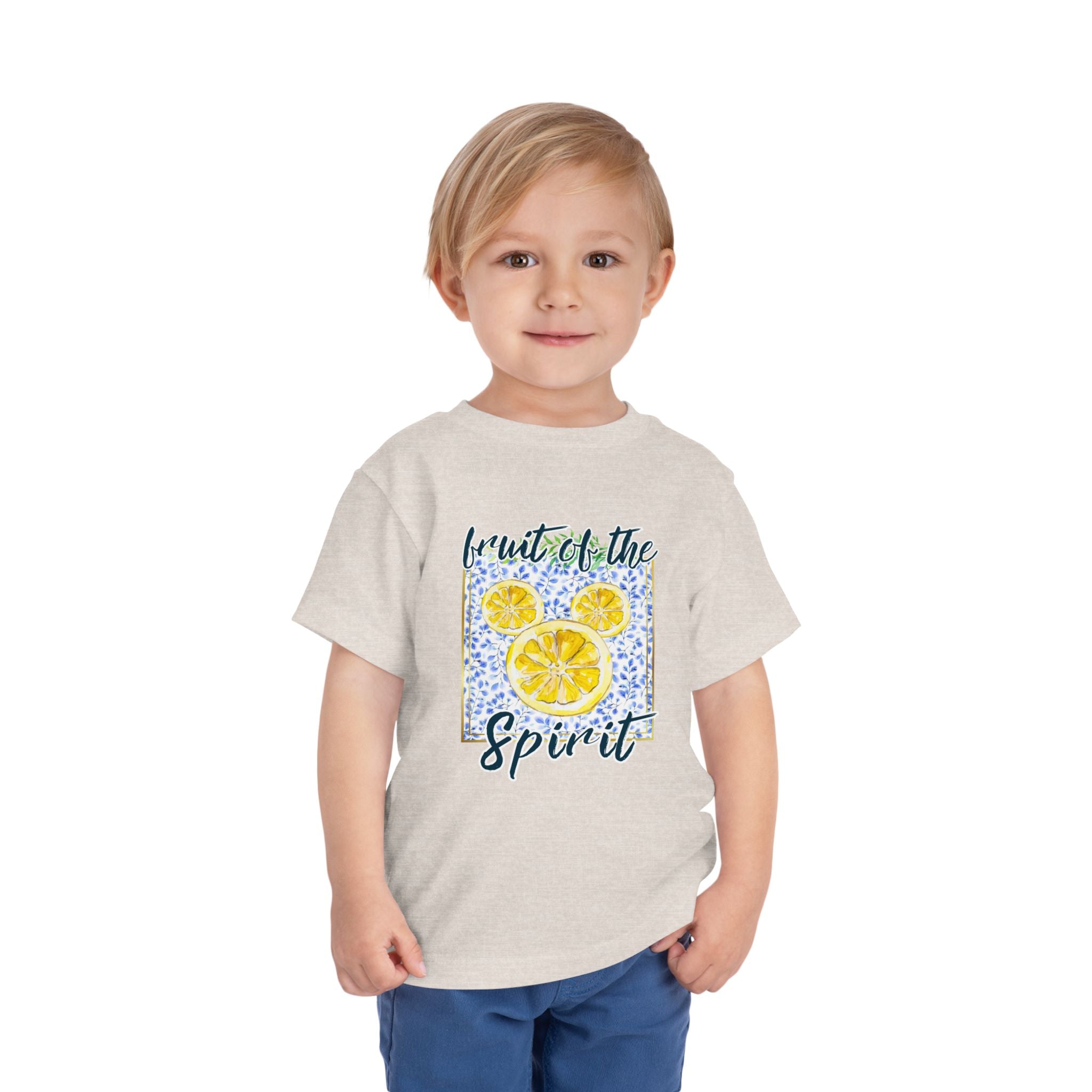 Fruit of the Spirit Lemon Toddler Tee — Cute Christian Kids Shirt