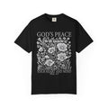 God's Peace Will Guide Floral Tee — Inspirational Christian T-Shirt (Philippians 4:7)