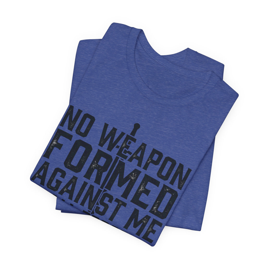 Inspirational Quote Tee - Isaiah 54:17 Unisex Jersey Short Sleeve Shirt