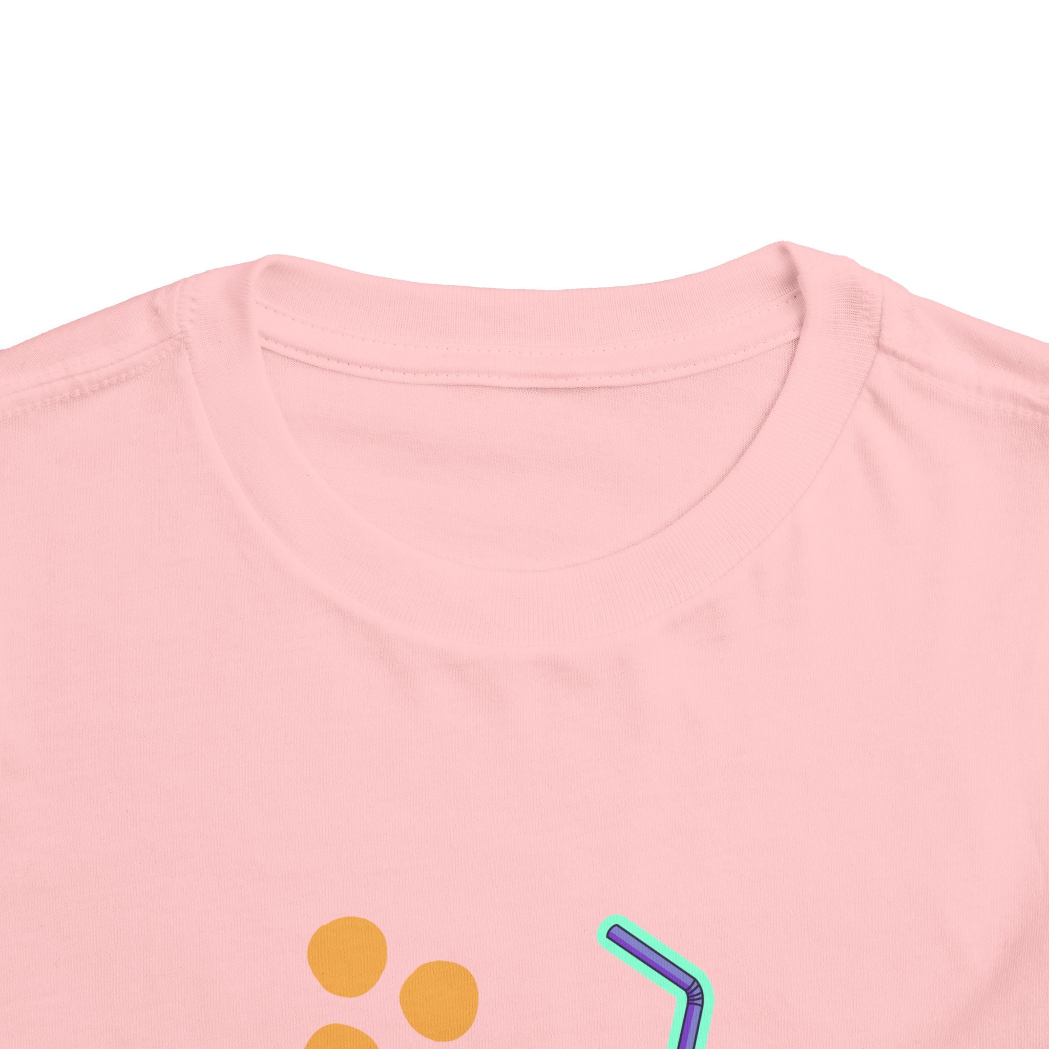 Toddler Tee — Colorful 'Fruit Spirit' Juice Box Graphic Kids Shirt