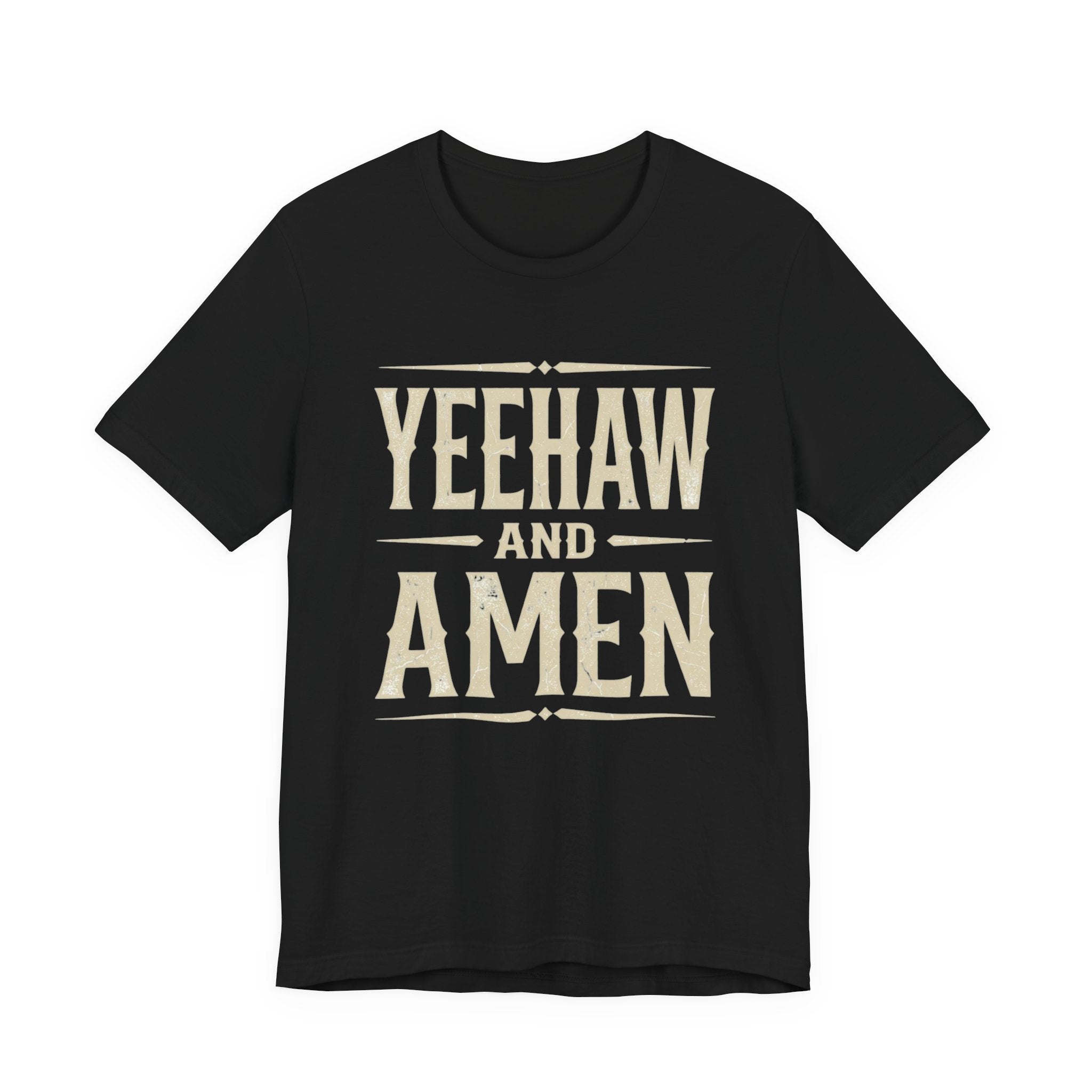 Yeehaw and Amen Tee — Country Faith Graphic T-Shirt