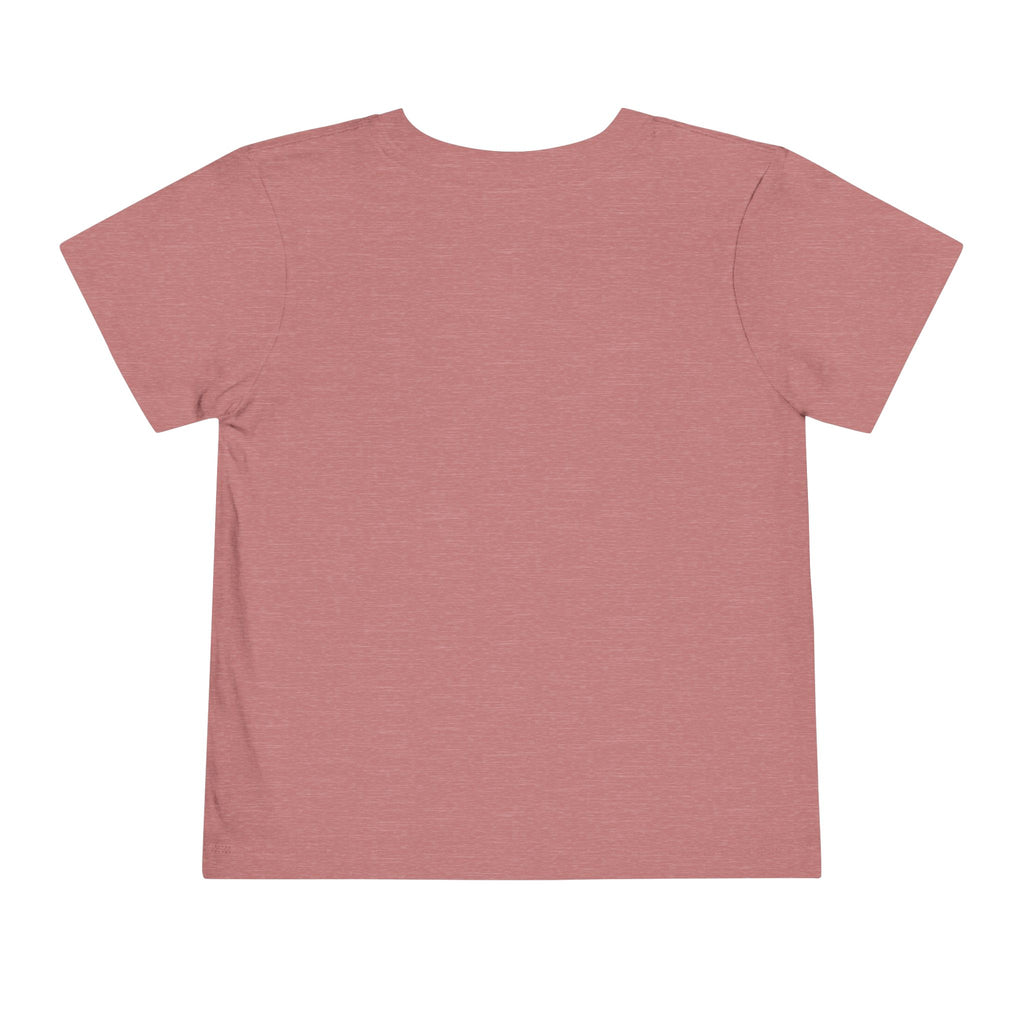 Toddler Tee - "Jesus Heals" Pink Bandage Faith Shirt