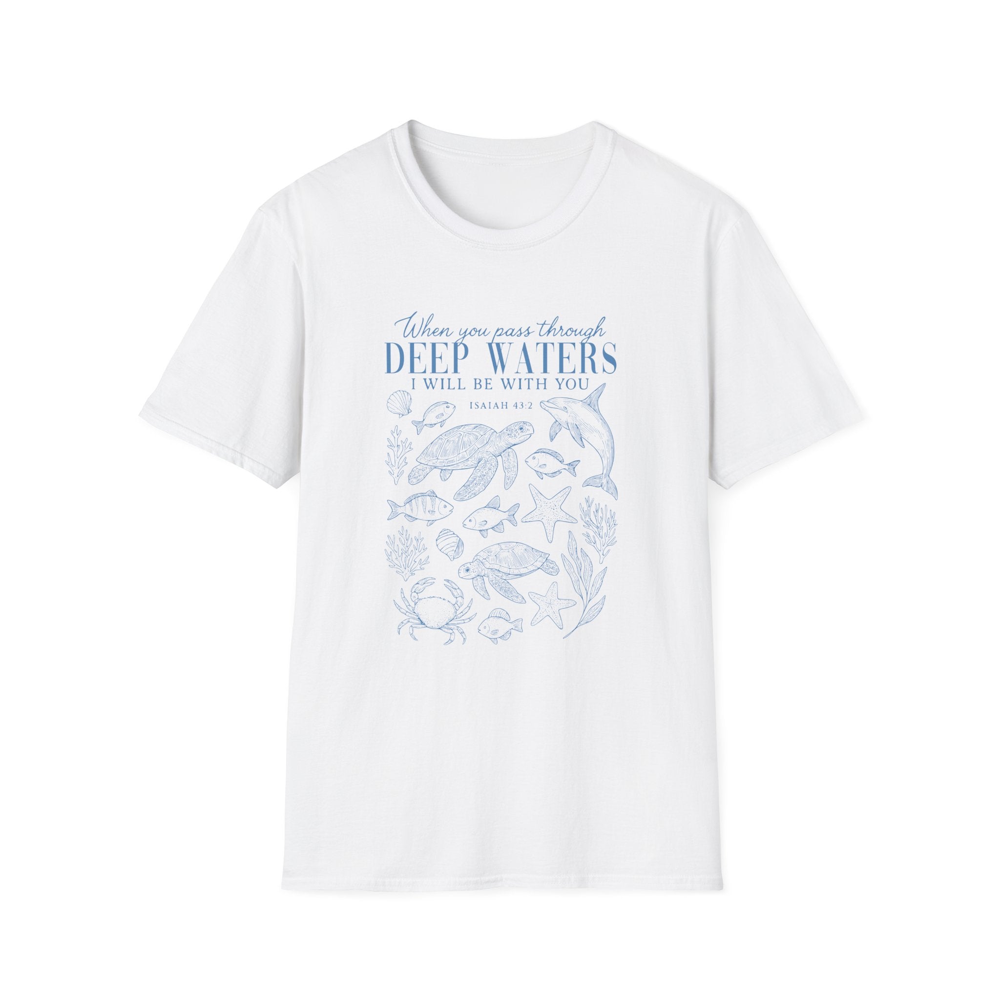 (Gildan 6400) Deep Waters