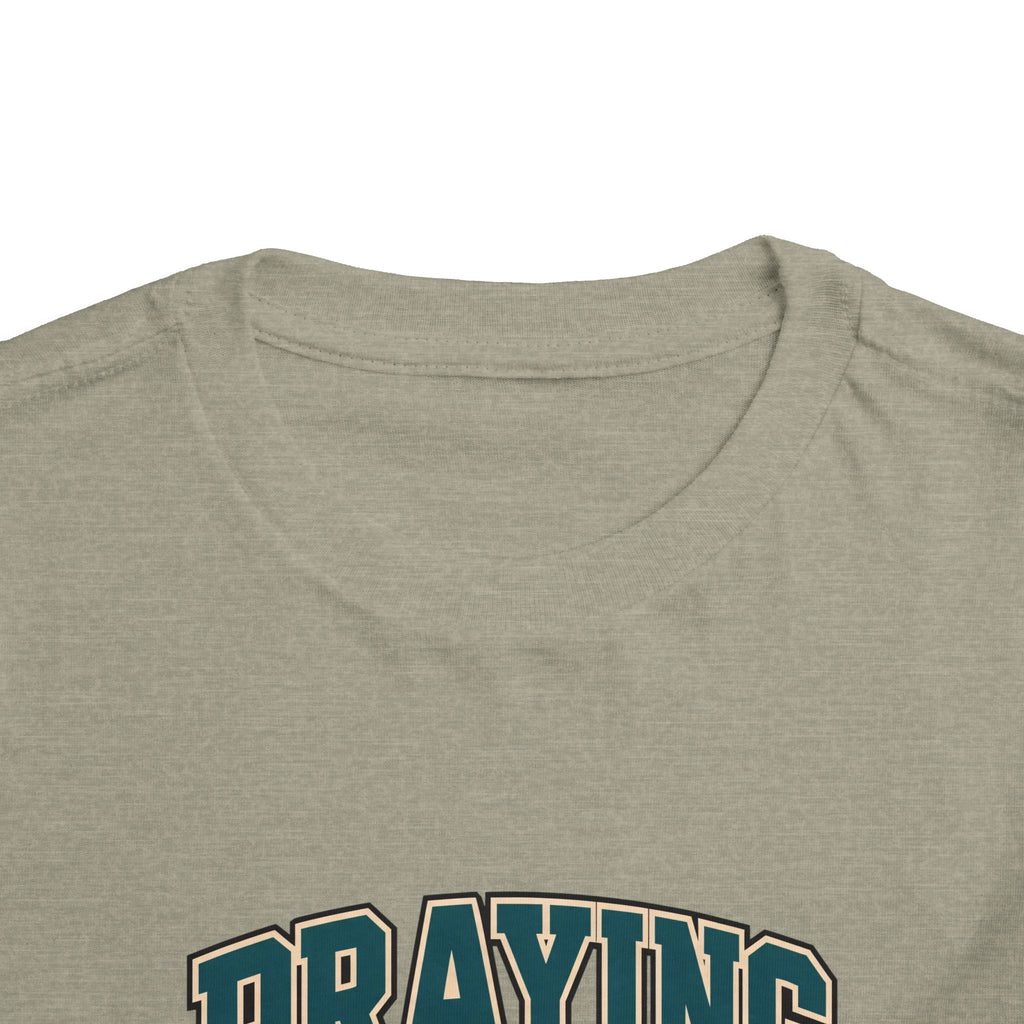 Praying Kids Club Toddler Tee — Tiger Logo Christian Youth Shirt