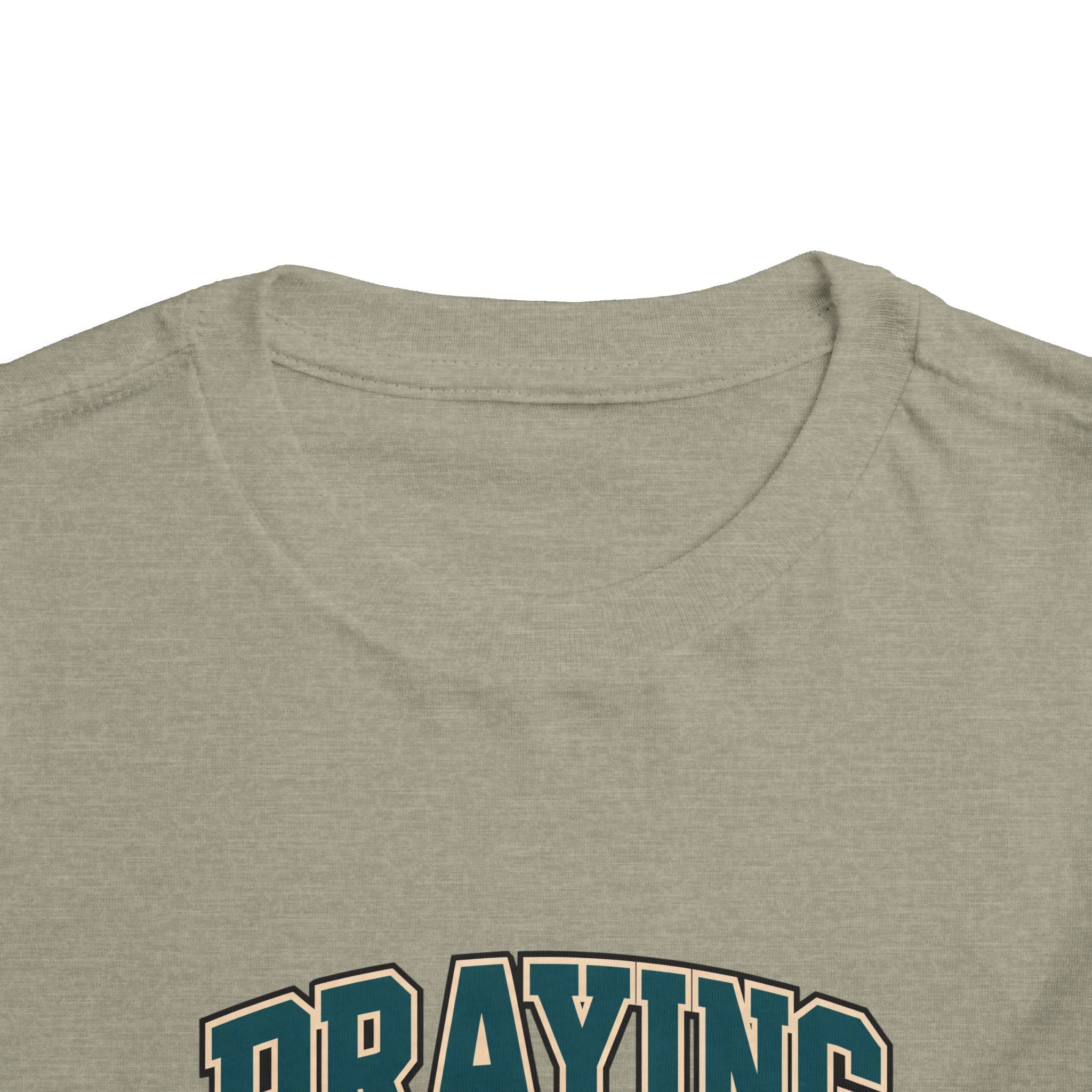 Praying Kids Club Toddler Tee — Tiger Logo Christian Youth Shirt