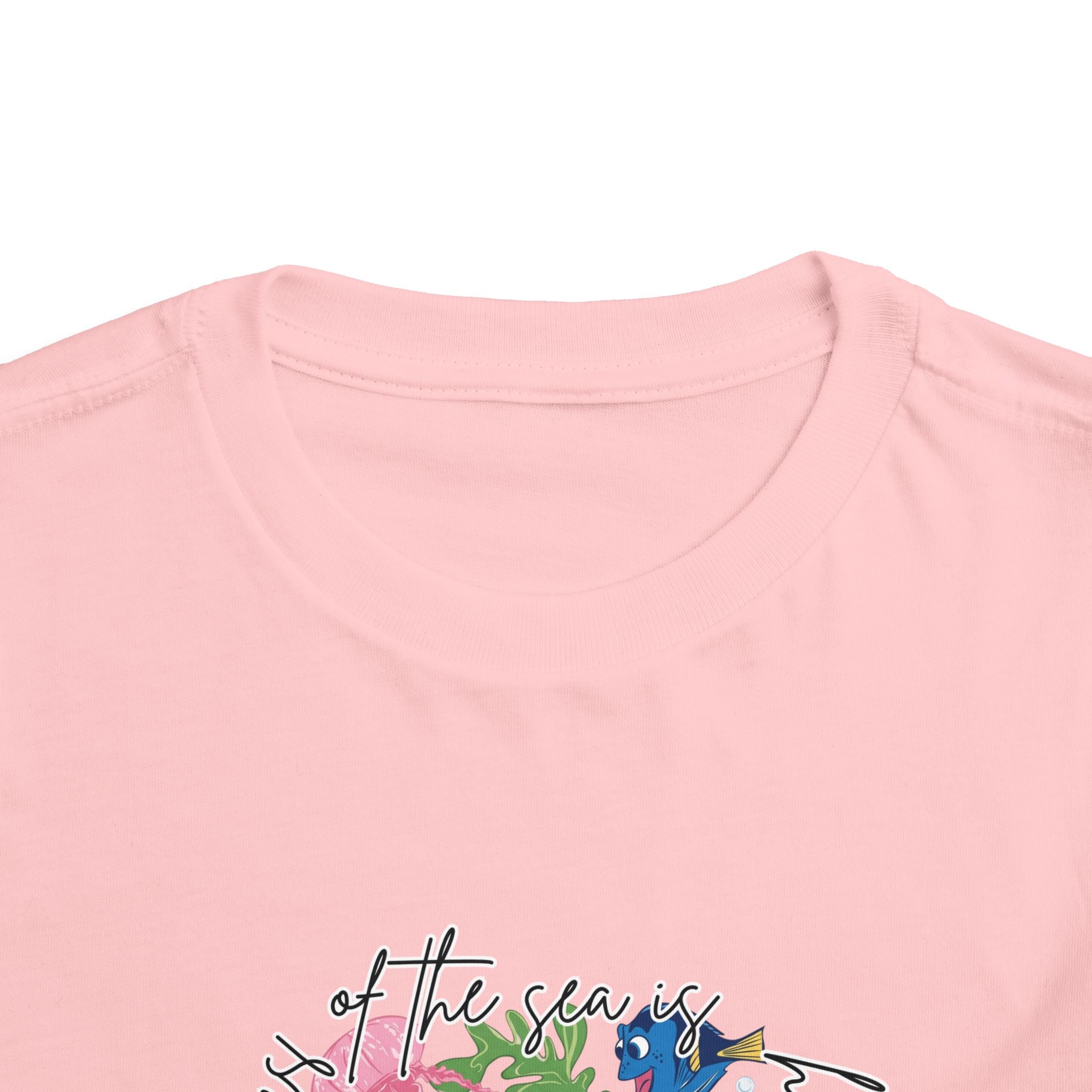 Toddler Tee — Colorful Floral Jungle Print with Playful Script