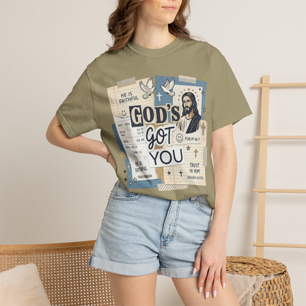 God's Got You Christian T-Shirt — Inspirational Faith Tee