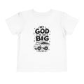 Toddler Tee — "My God Is So Big" Religious Kids Shirt (Psalm 147:5)