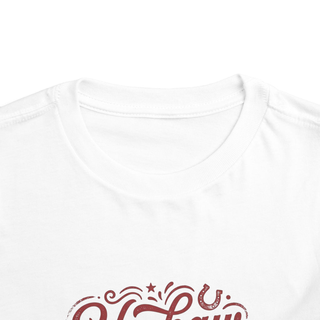Toddler Tee — "Yeehaw & Amen" Western Cowboy Graphic