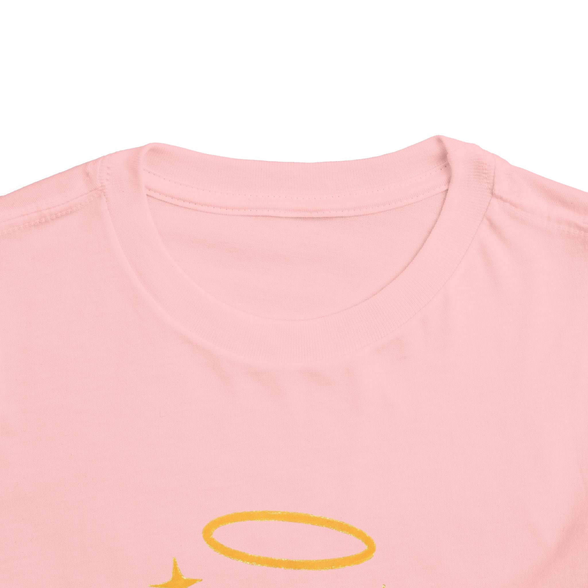 Toddler Tee — "Jesus Heals" Heart Graphic Christian Kids Shirt