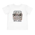 Toddler Tee — "Life Is A Little Cooler With Jesus" Cooler Graphic