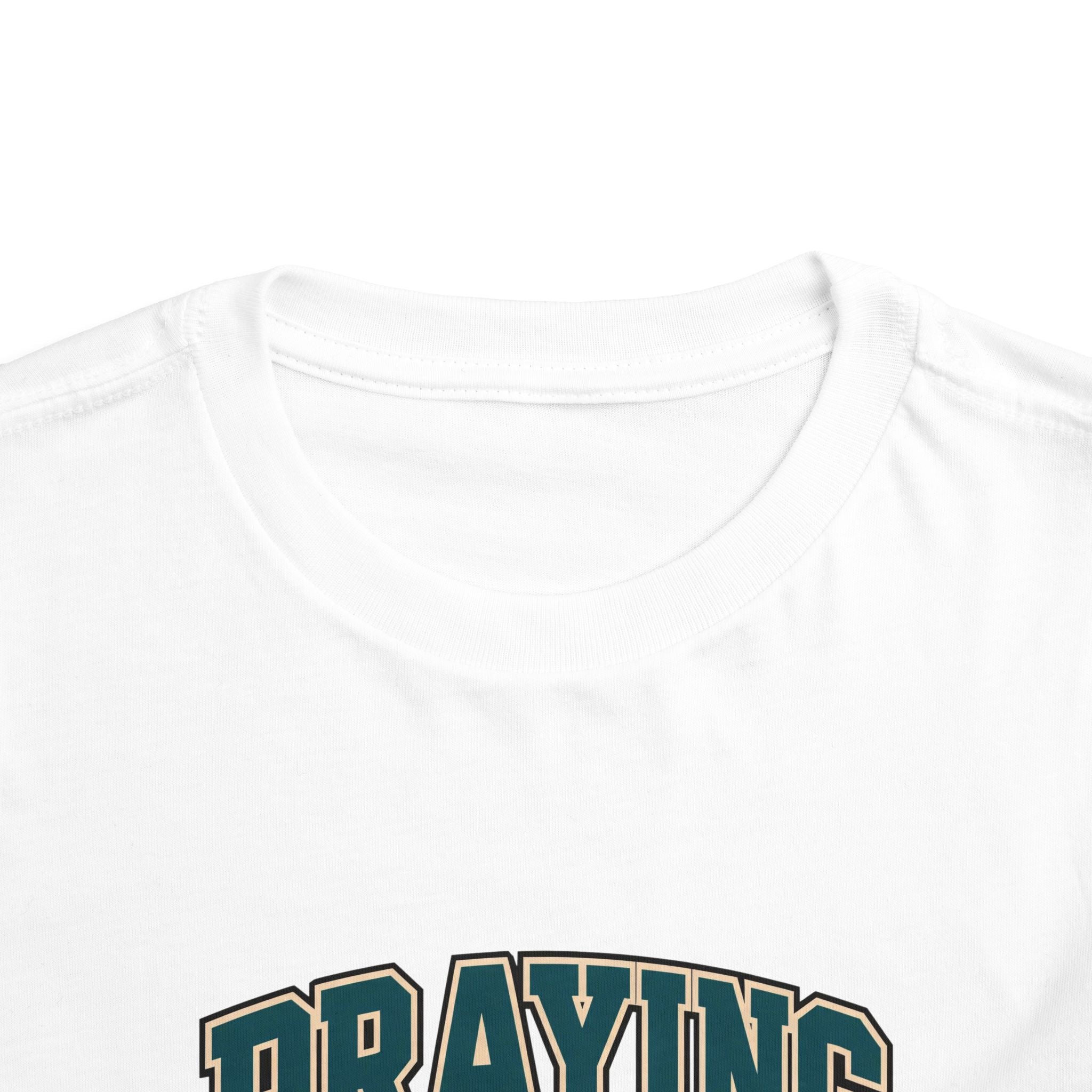 Praying Kids Club Toddler Tee — Tiger Logo Christian Youth Shirt