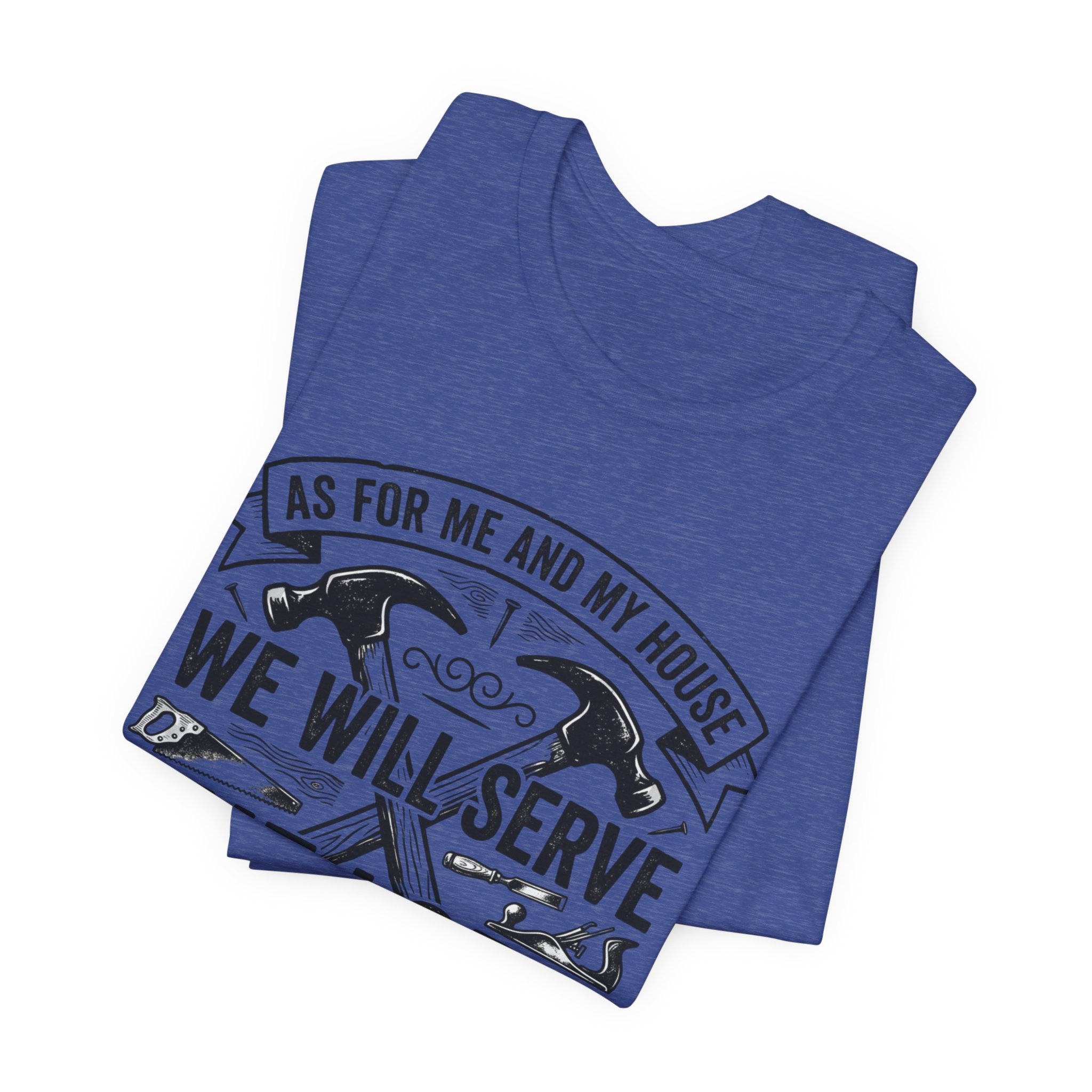 We Will Serve The Lord Tee — Joshua 24:15 Christian Faith T-Shirt