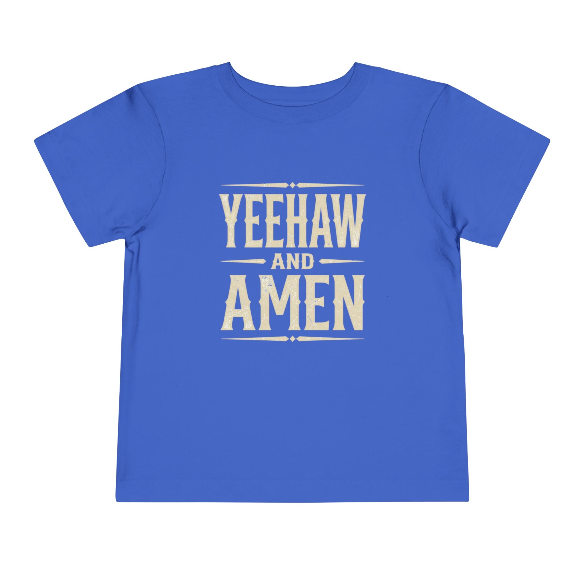 Yeehaw and Amen Toddler Tee