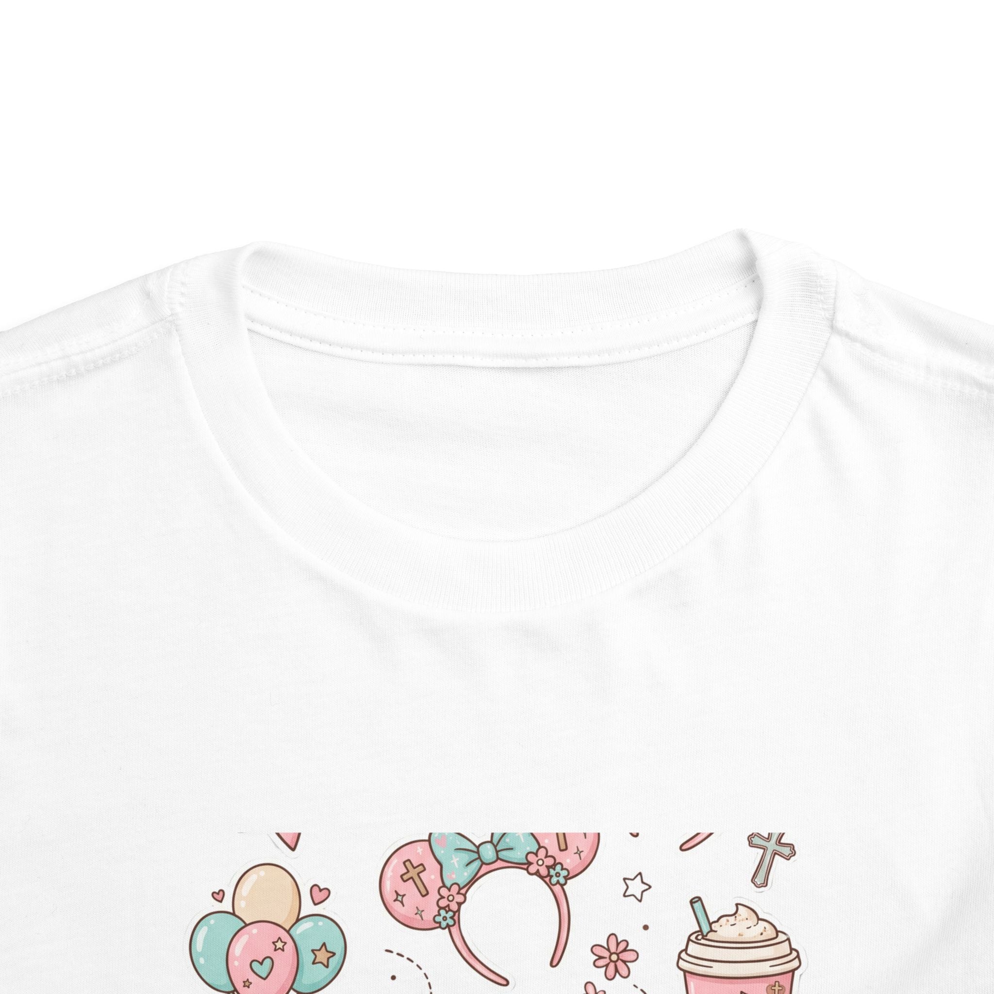 Toddler Tee — "Literally Just A Girl" Cute Pastel Graphic Shirt