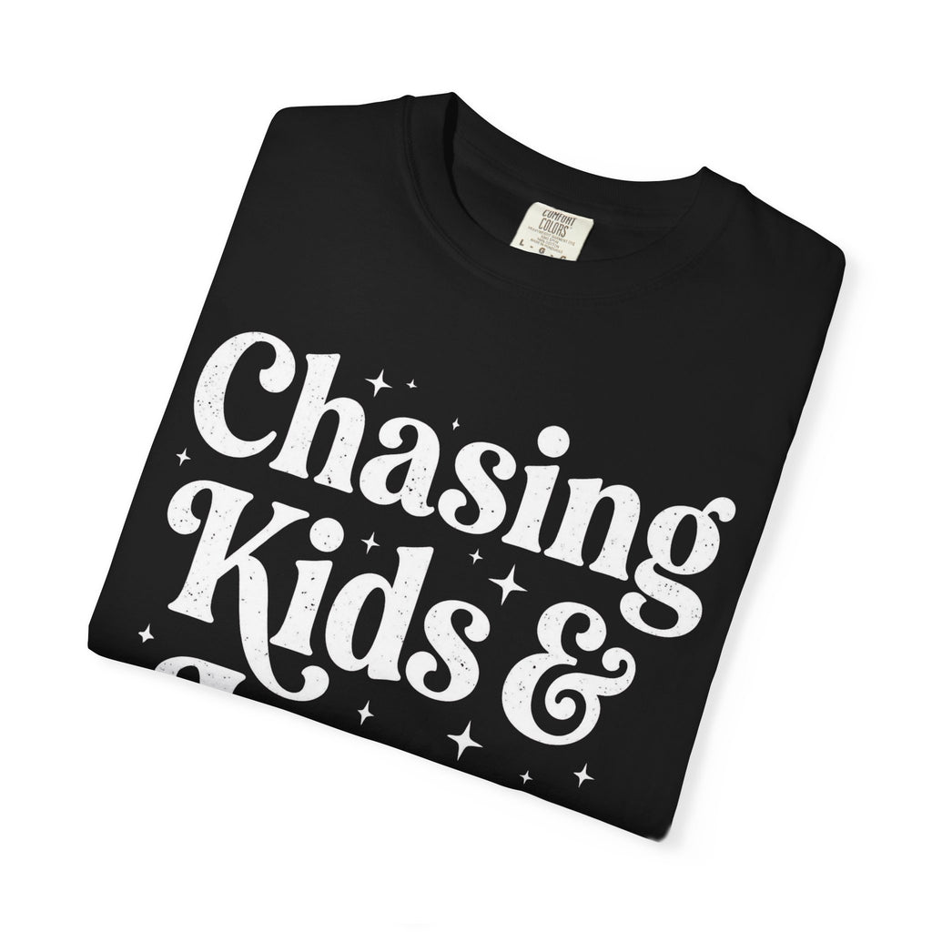 Chasing Kids & Jesus Tee — Christian Mom Graphic T-Shirt