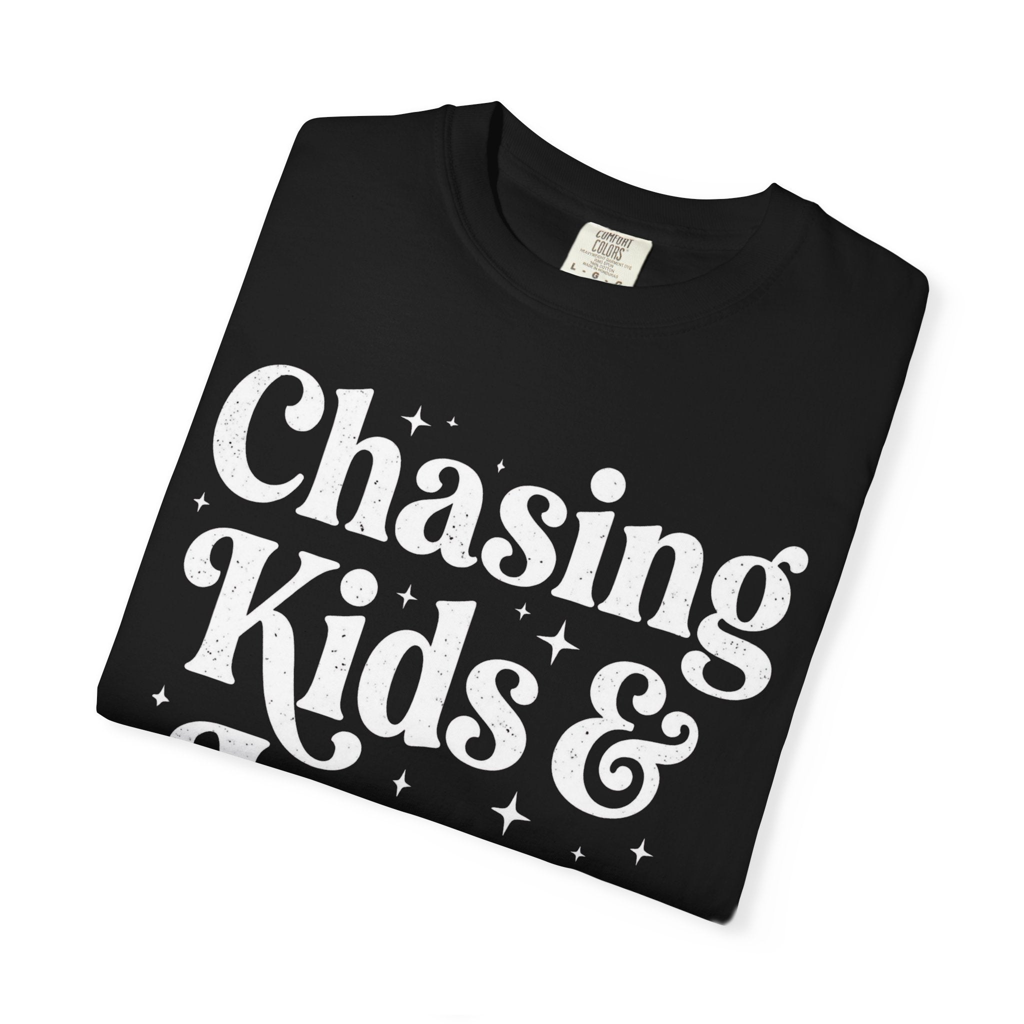 Chasing Kids & Jesus Tee — Christian Mom Graphic T-Shirt
