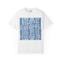 Homeschool Is My Ministry T-Shirt — Retro Blue Striped Homeschooling Mom & Teacher Tee