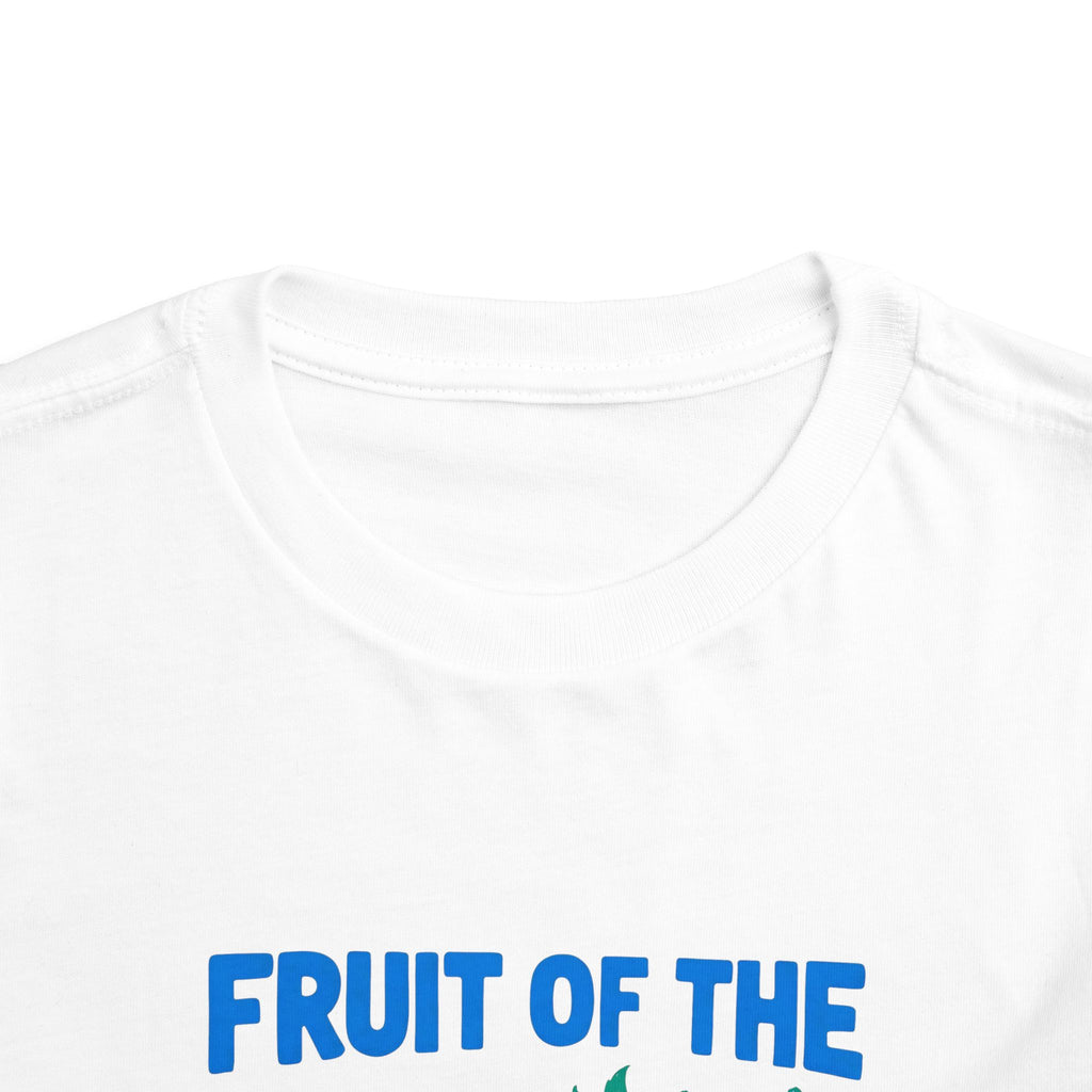 Toddler Tee — “Fruit of the Spirit” Christian Kids Shirt with Colorful Fruit Design