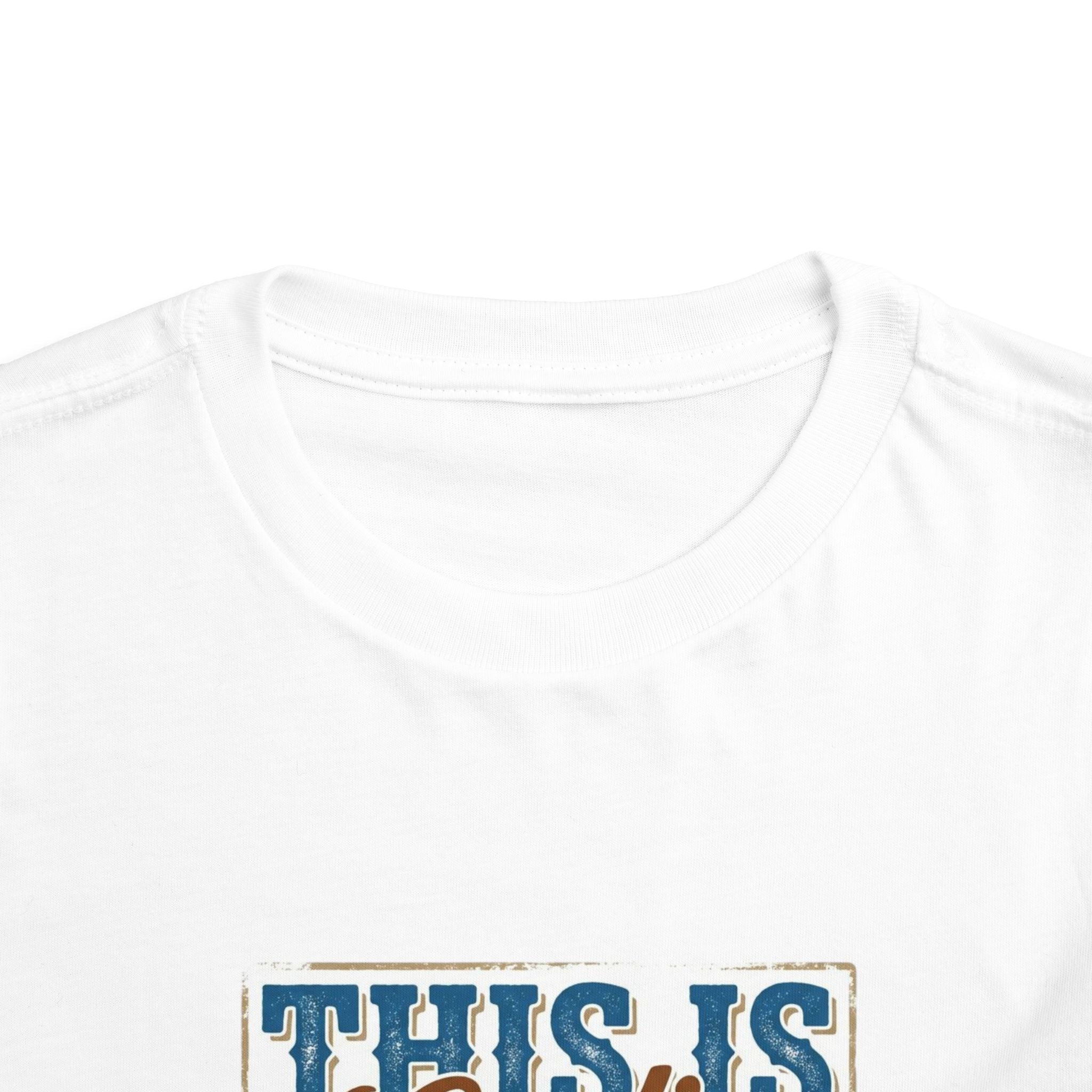 Toddler Tee - "This Is God’s Country" Psalm 50:11 Christian Kids Shirt