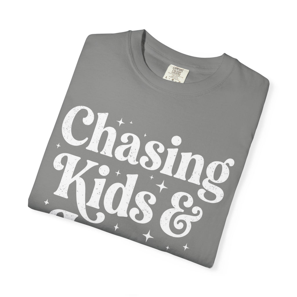 Chasing Kids & Jesus Tee — Christian Mom Graphic T-Shirt