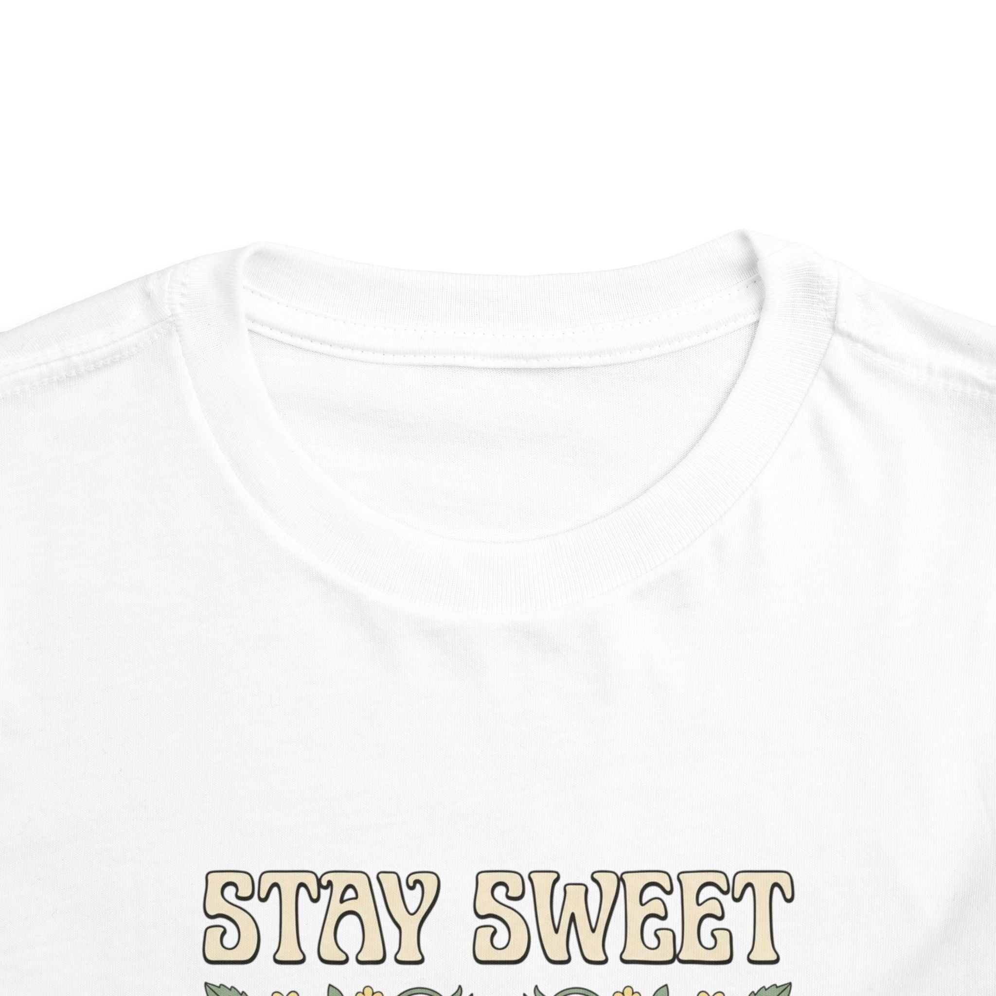 Stay Sweet Toddler Tee — Fruit of the Spirit Floral Kids T‑Shirt