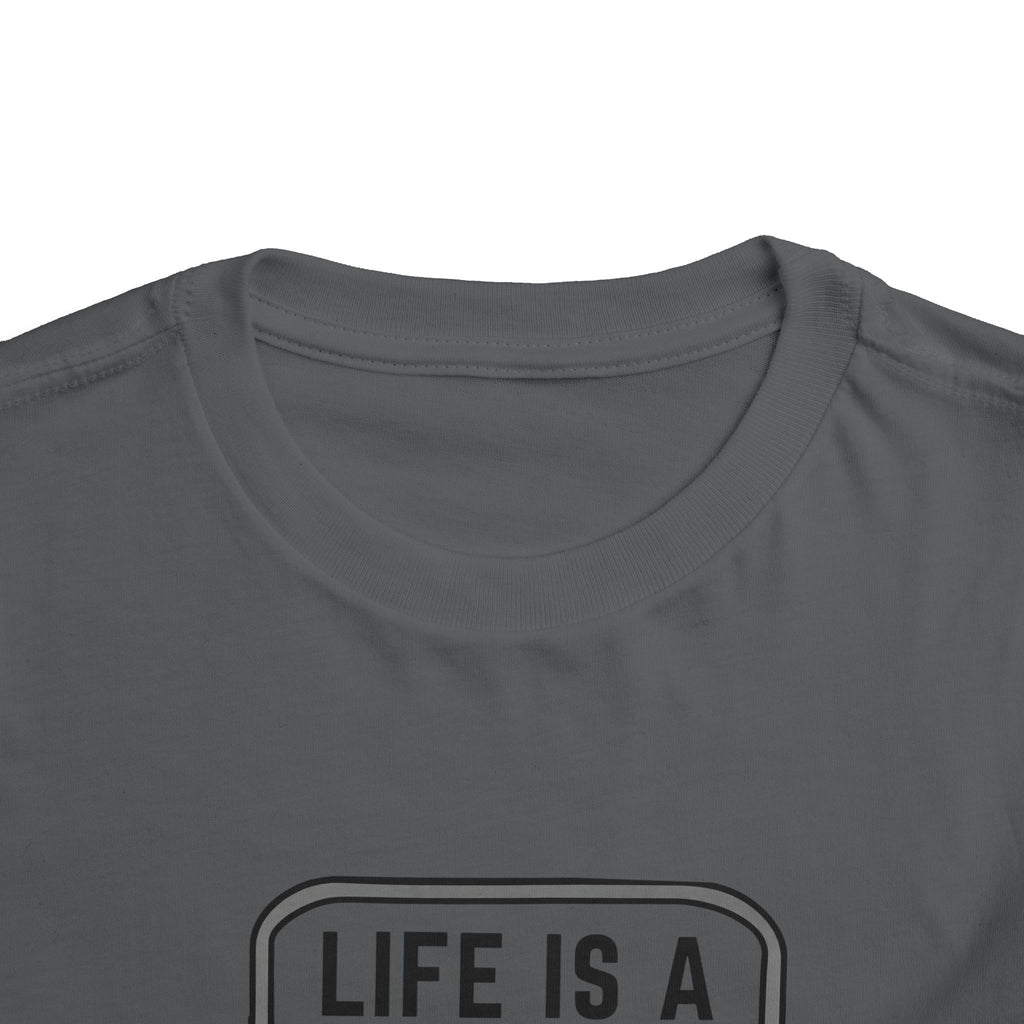 Toddler Tee — "Life Is A Little Cooler With Jesus" Cooler Graphic