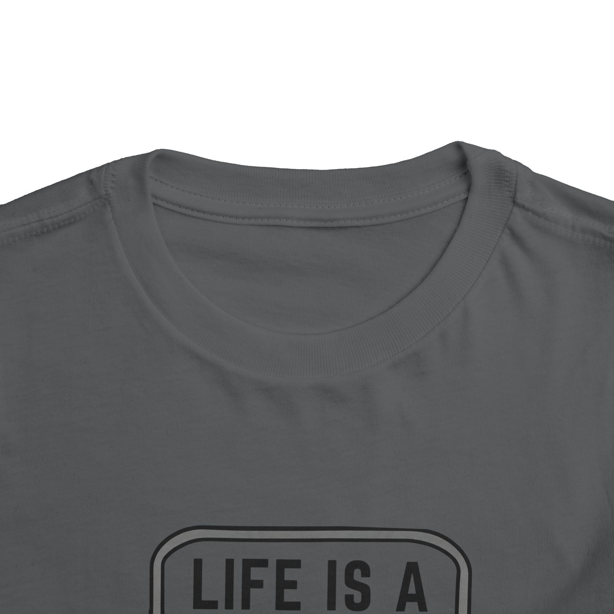 Toddler Tee — "Life Is A Little Cooler With Jesus" Cooler Graphic