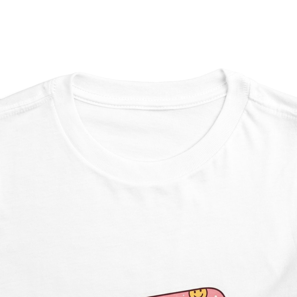 Toddler Tee - "Jesus Heals" Pink Bandage Faith Shirt