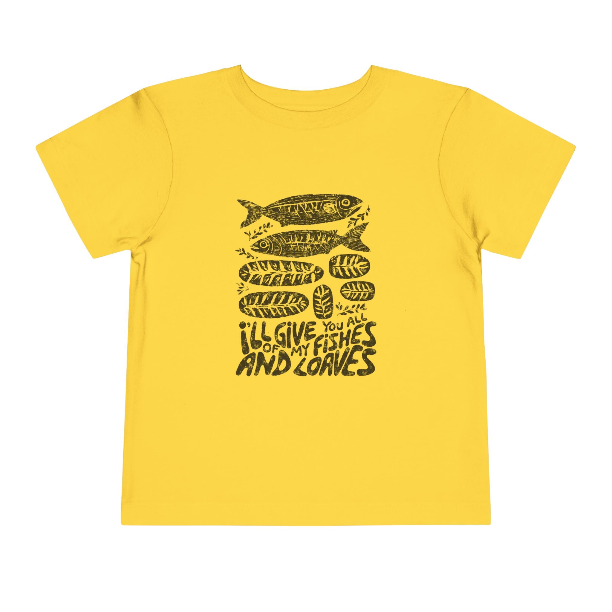 Toddler Fish Tee — "I'll Give You All Of My Fishes And Loves" Cute Nautical Shirt