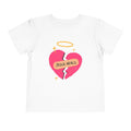 Toddler Tee — "Jesus Heals" Heart Graphic Christian Kids Shirt