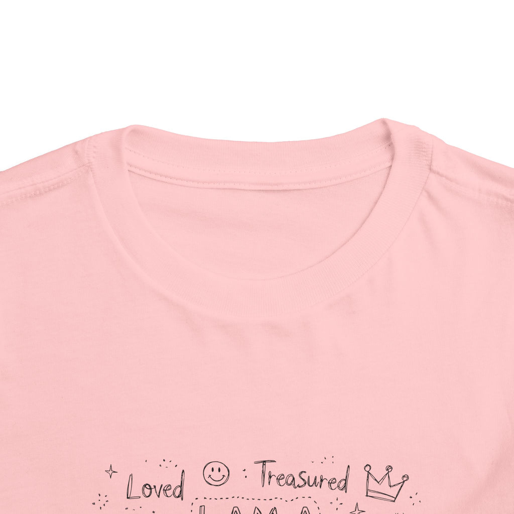 Toddler Tee — "I Am a Child of God" Inspirational Faith Shirt