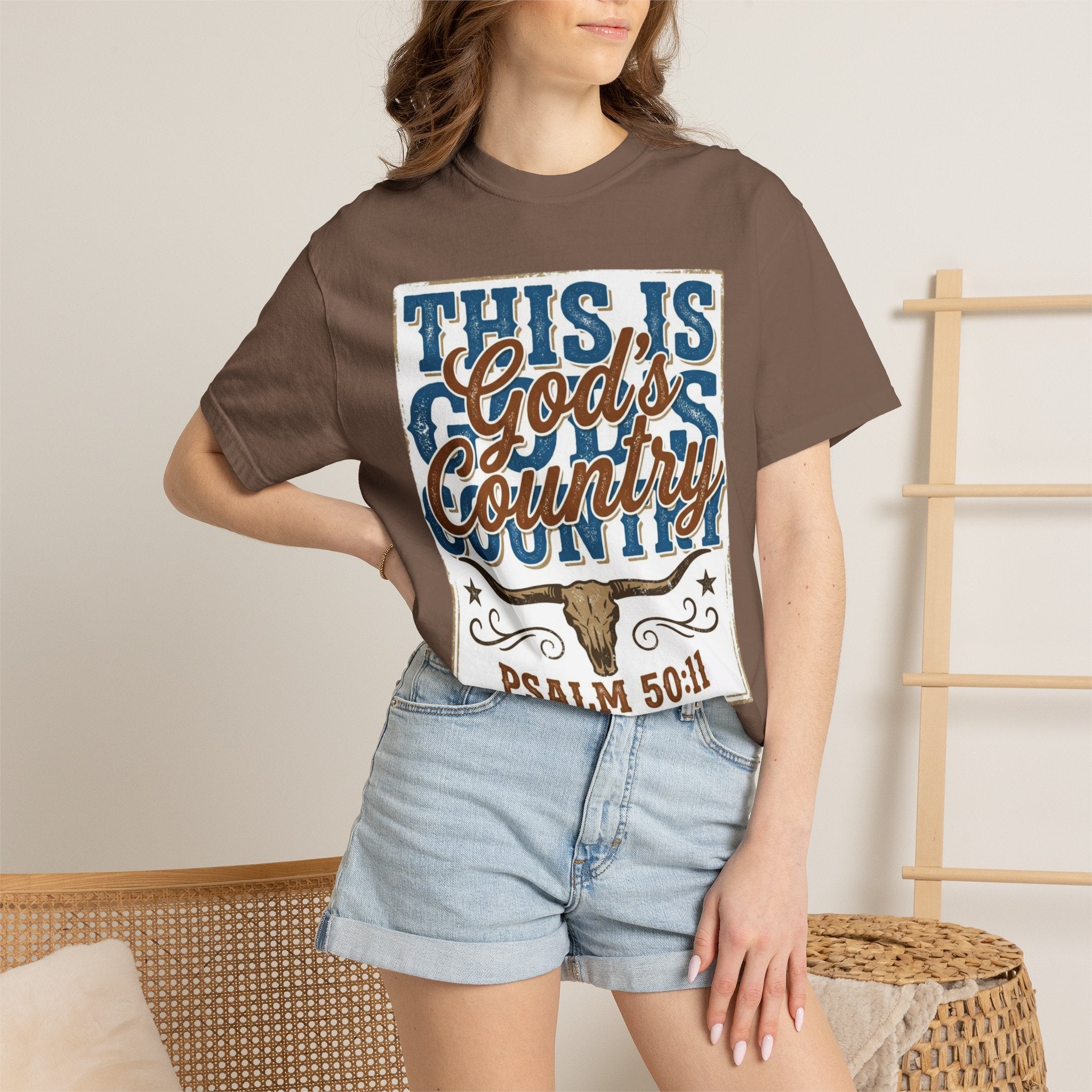This Is God’s Country T-Shirt – Psalm 50:11 Western Faith Tee