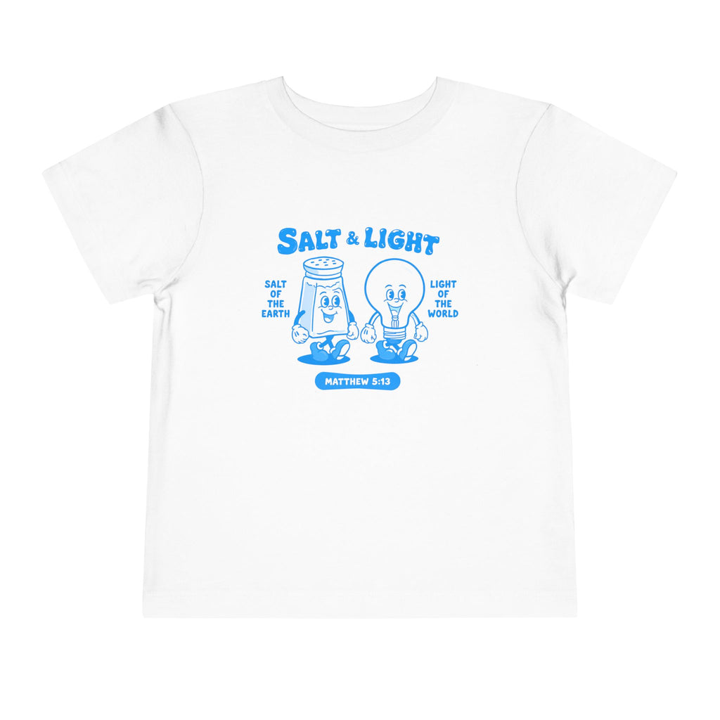 Toddler Tee — "Salt & Light" Christian Kids Shirt (Matthew 5:13-16)