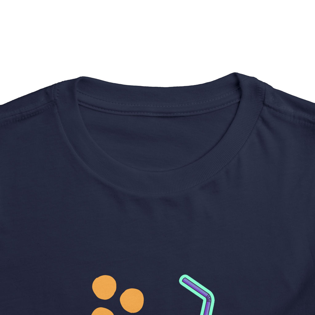 Toddler Tee — Colorful 'Fruit Spirit' Juice Box Graphic Kids Shirt