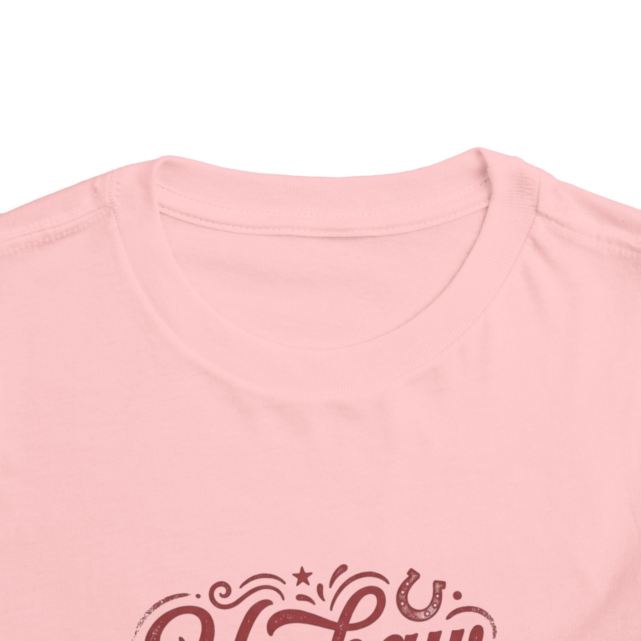 Toddler Tee — "Yeehaw & Amen" Western Cowboy Graphic