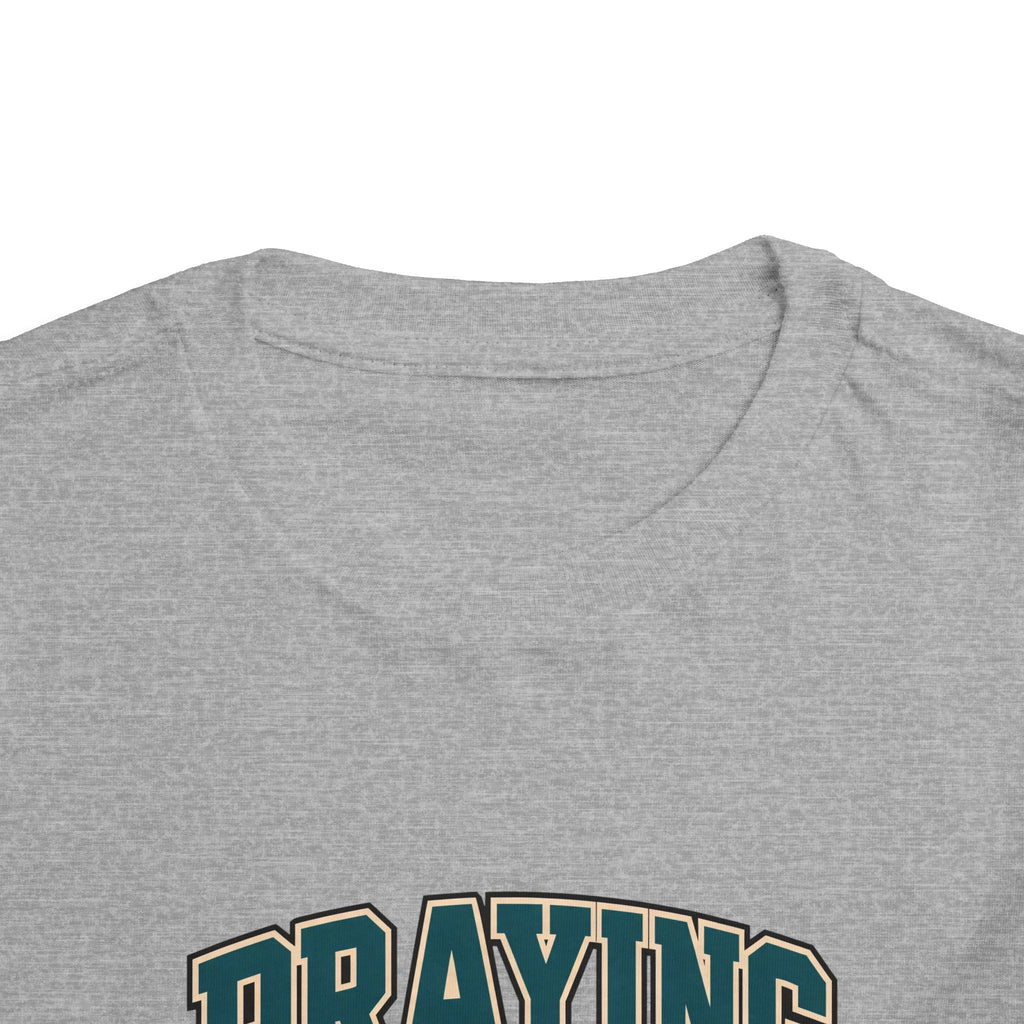 Praying Kids Club Toddler Tee — Tiger Logo Christian Youth Shirt