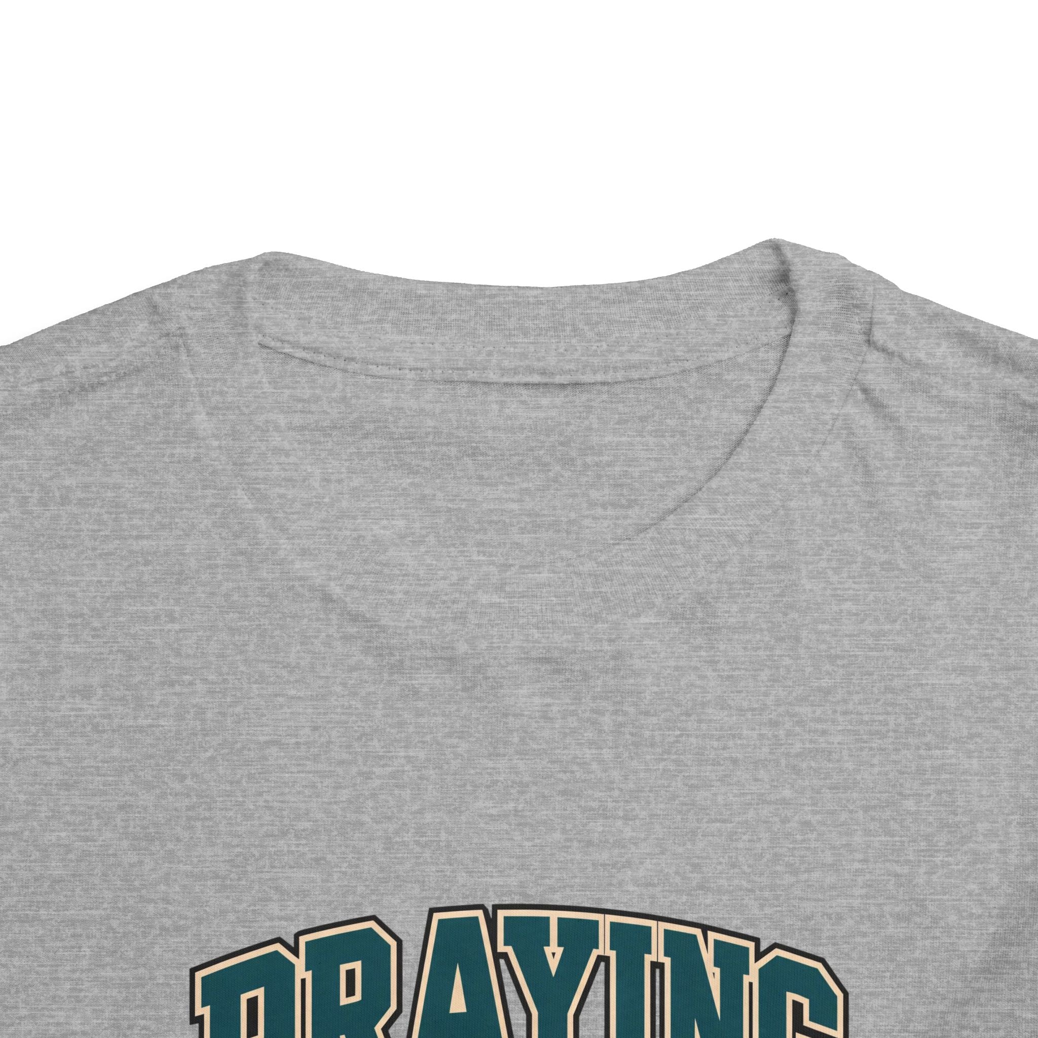 Praying Kids Club Toddler Tee — Tiger Logo Christian Youth Shirt