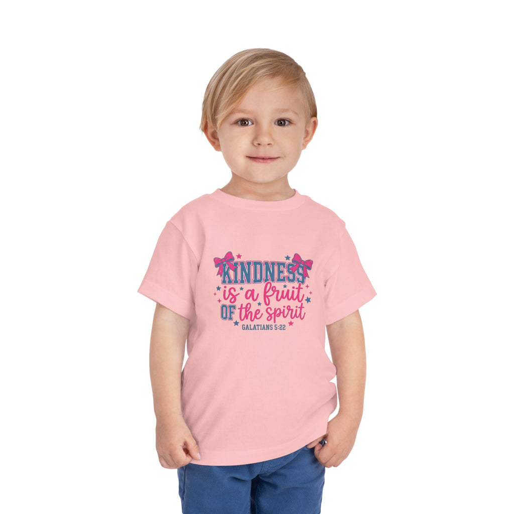 Toddler Tee — “Kindness Is a Fruit of the Spirit” Christian Kids Shirt